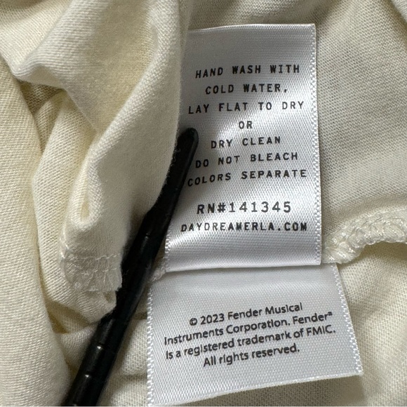 Free People Daydreamer Fender Strat Oversized Ringer Tee Womens XS - Picture 13 of 15